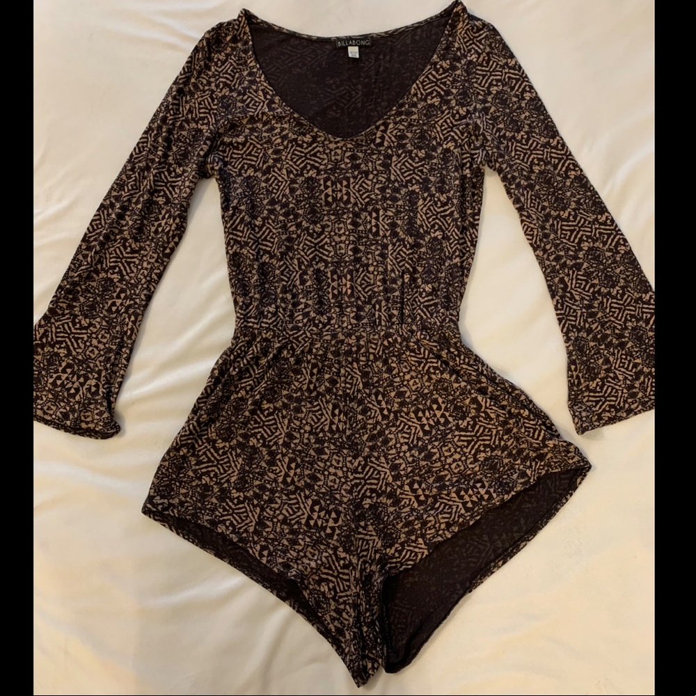 Billabong Long Sleeve Romper